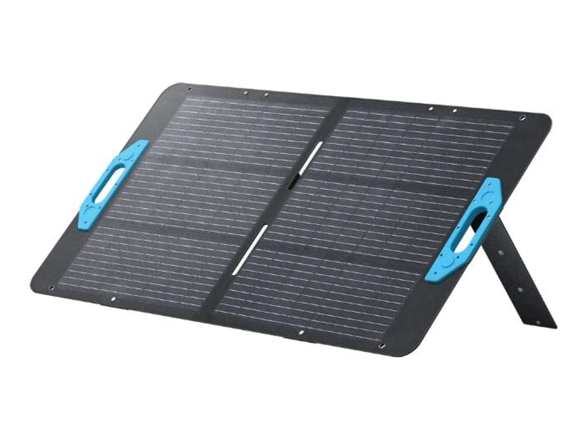 Anker SOLIX PS100 Bifacial Portable Solar Panel (100W) | Compatible with PowerHouse 521, 535, and 757