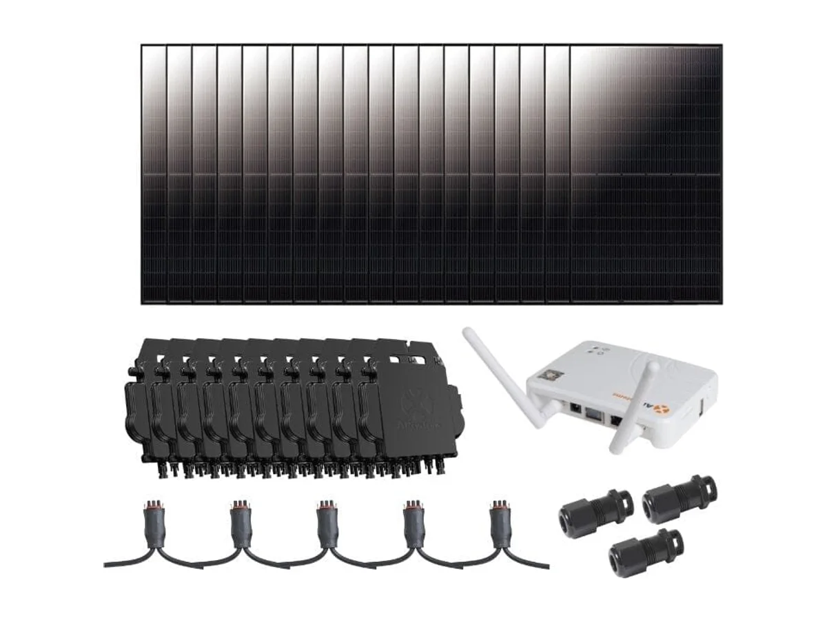 7.92kW Complete Grid-Tied Solar Kit - Enphase or APsystems Microinverters - No Battery [VECTOR PLUS]