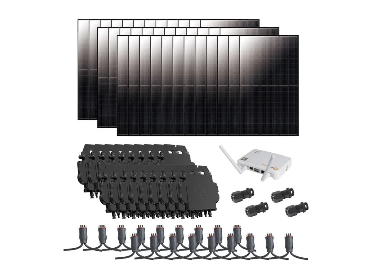 15.84kW Complete Grid-Tied Solar Kit - Enphase or APsystems Microinverters - No Battery [VECTOR PRO]