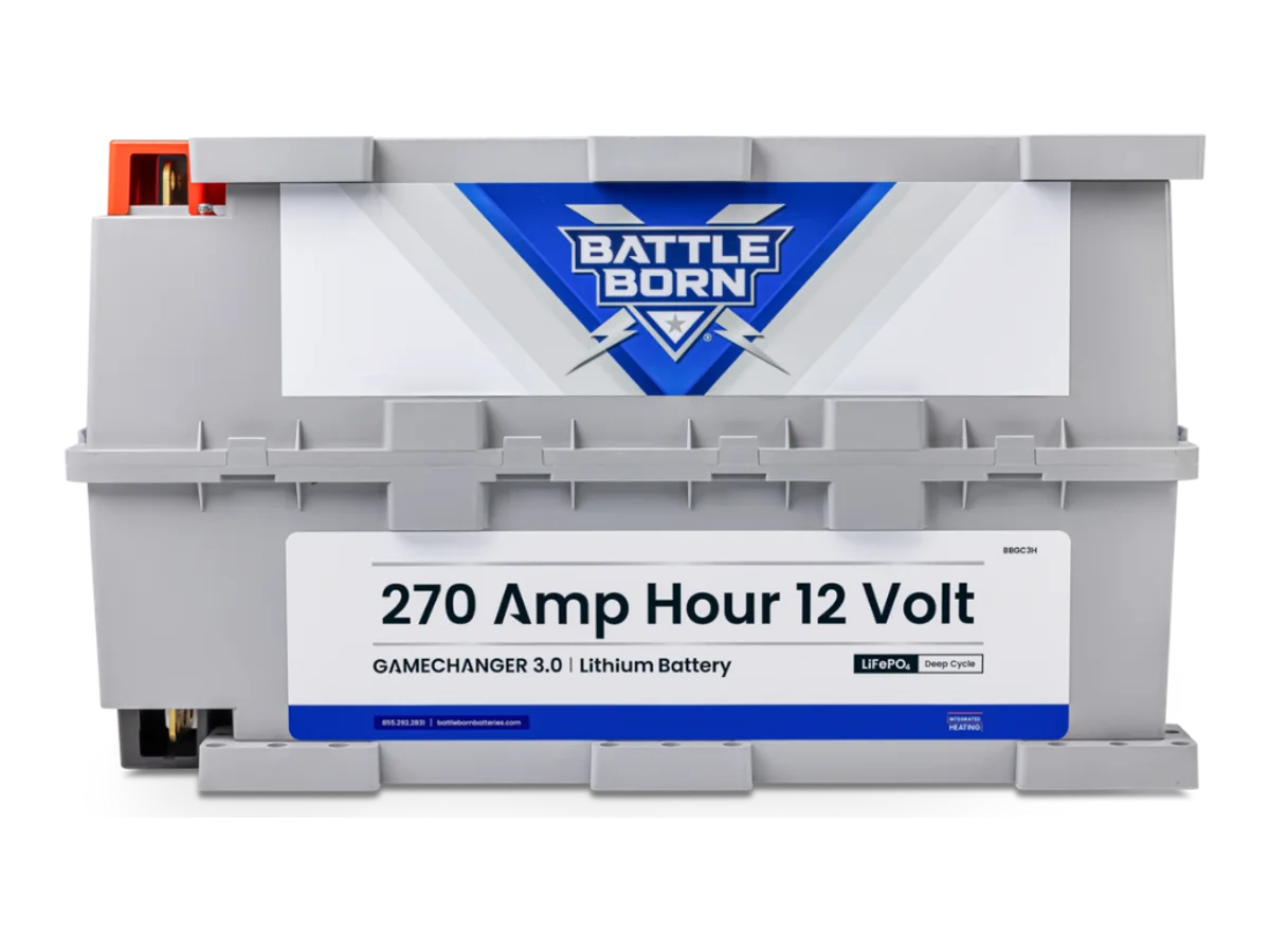 270Ah 12V GC3 Heated LiFePO4 Deep Cycle Battery Kit