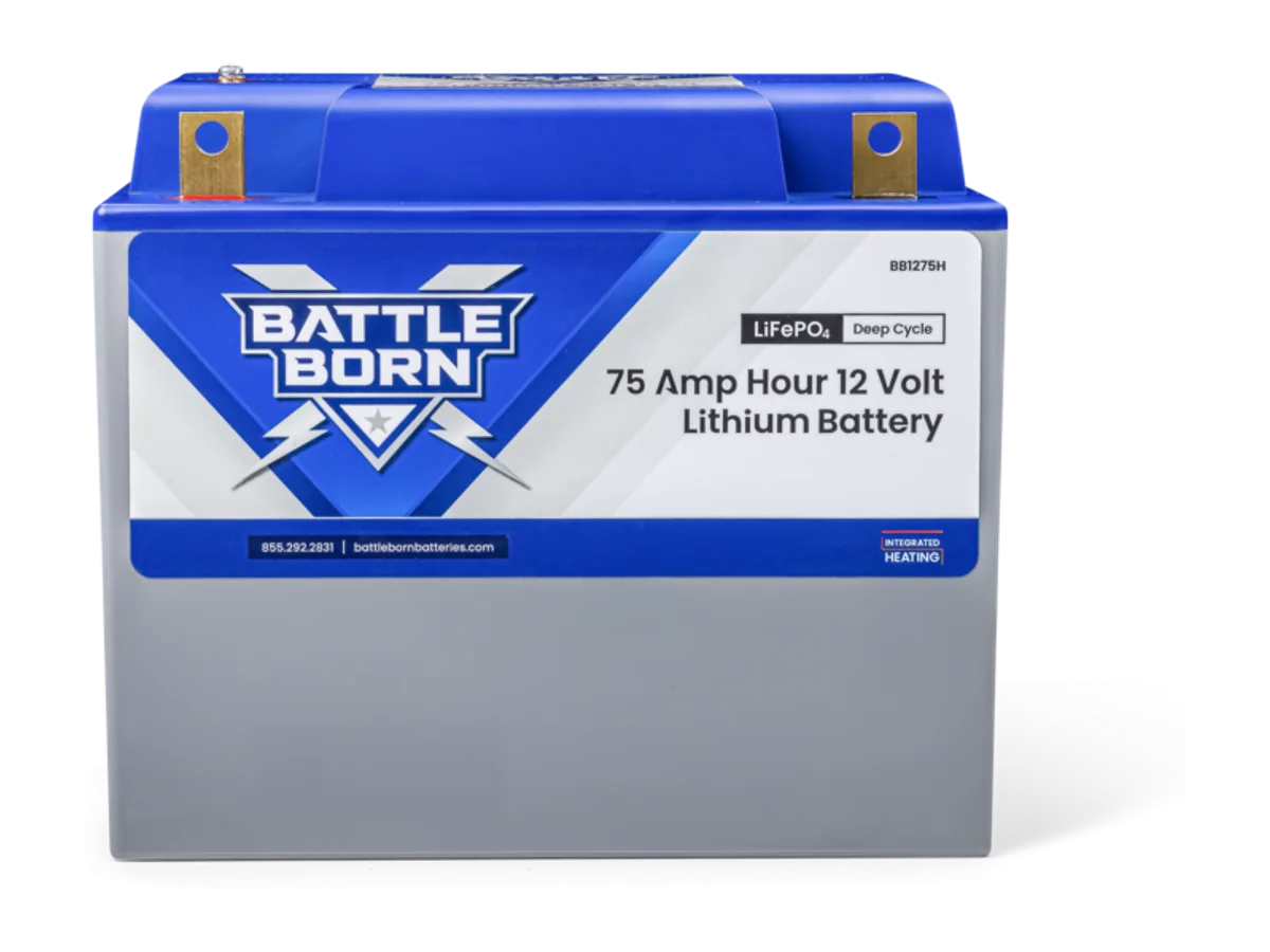 75Ah 12V Group 24 LiFePO4 Deep Cycle Batteries