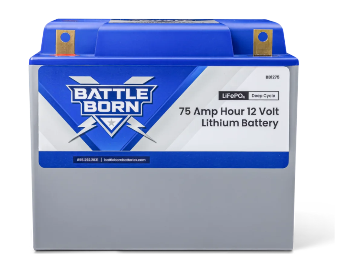75Ah 12V Group 24 LiFePO4 Deep Cycle Battery