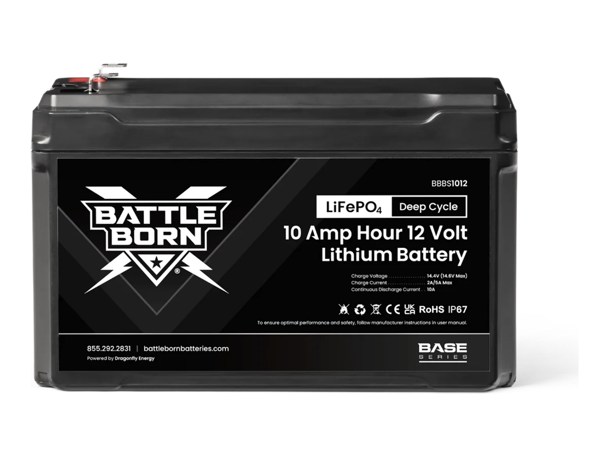Battle Born 10Ah 12V LiFePO4 Deep Cycle Battery | Base Series