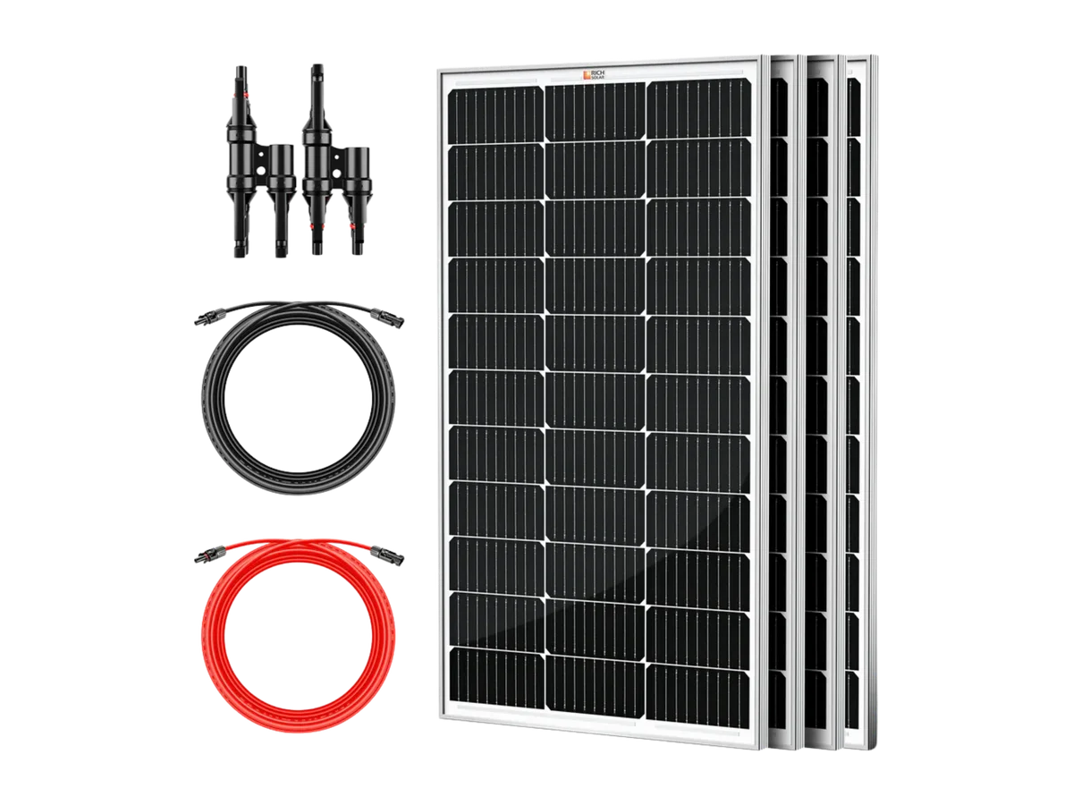 Rich Solar 400 Watt Solar Generator Kit Bundle