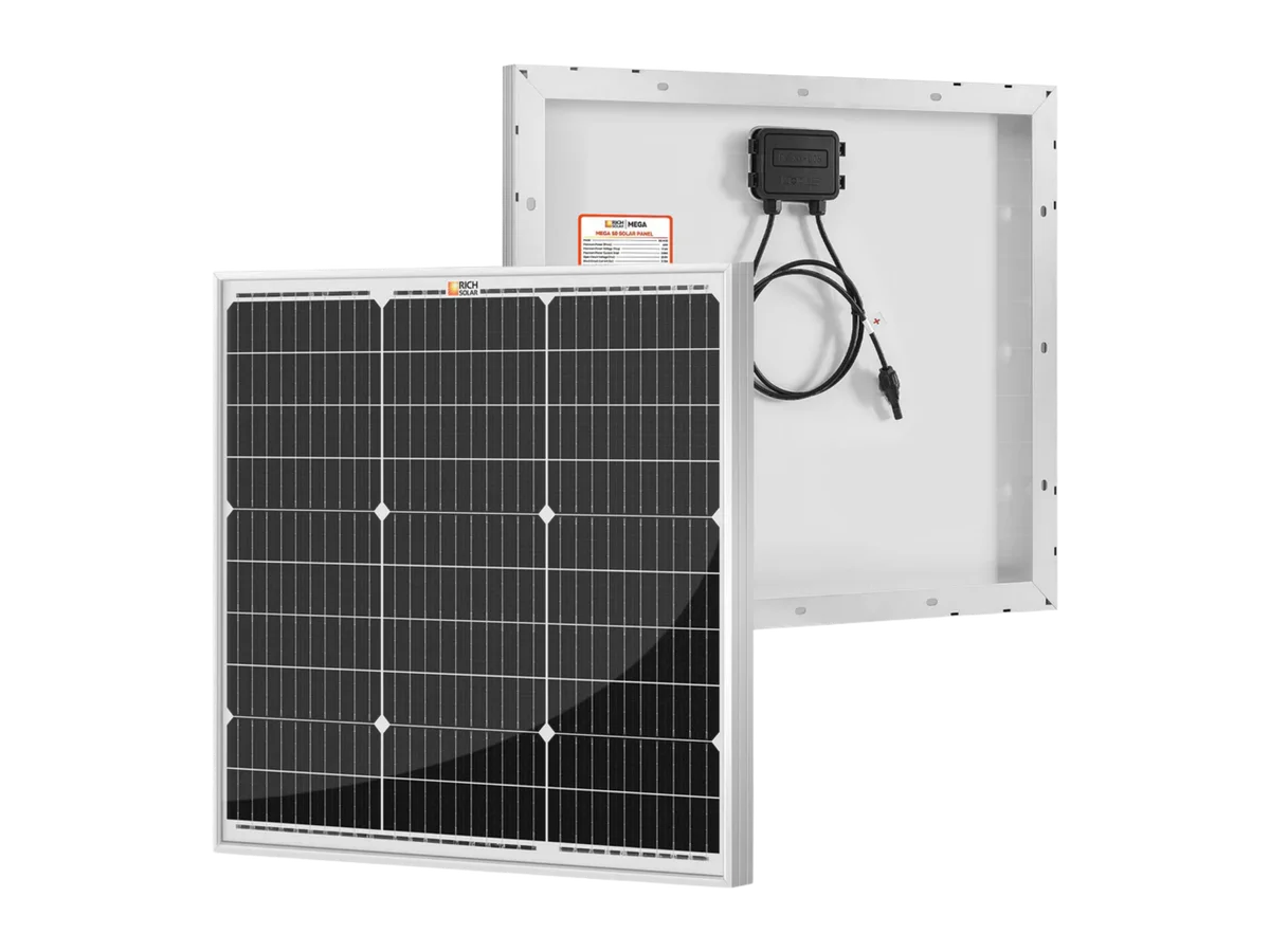 Rich Solar MEGA 50 Watt 12V Solar Panel
