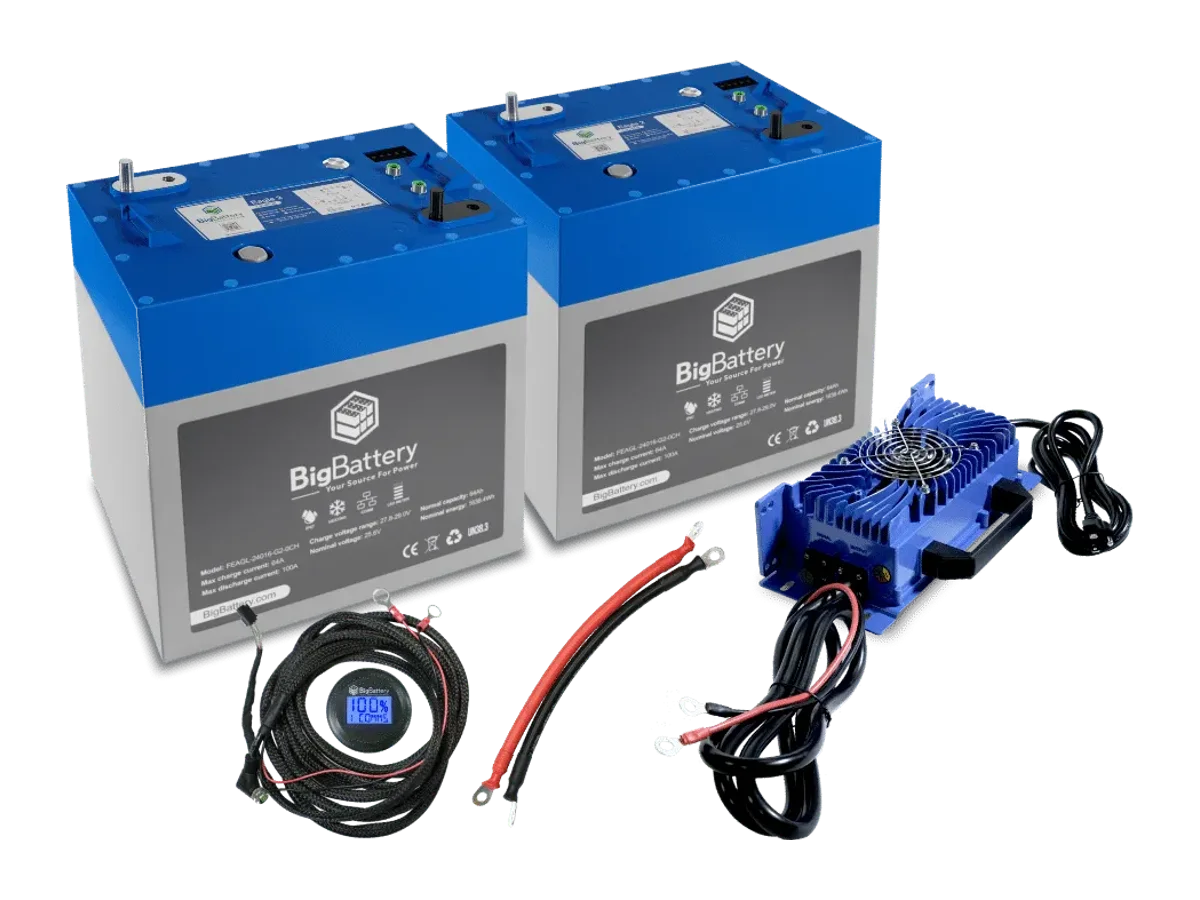 24V EAGLE 2 LiFePO₄ Battery Kit (2x/3x/4x | 3.26kWh – 6.52kWh)