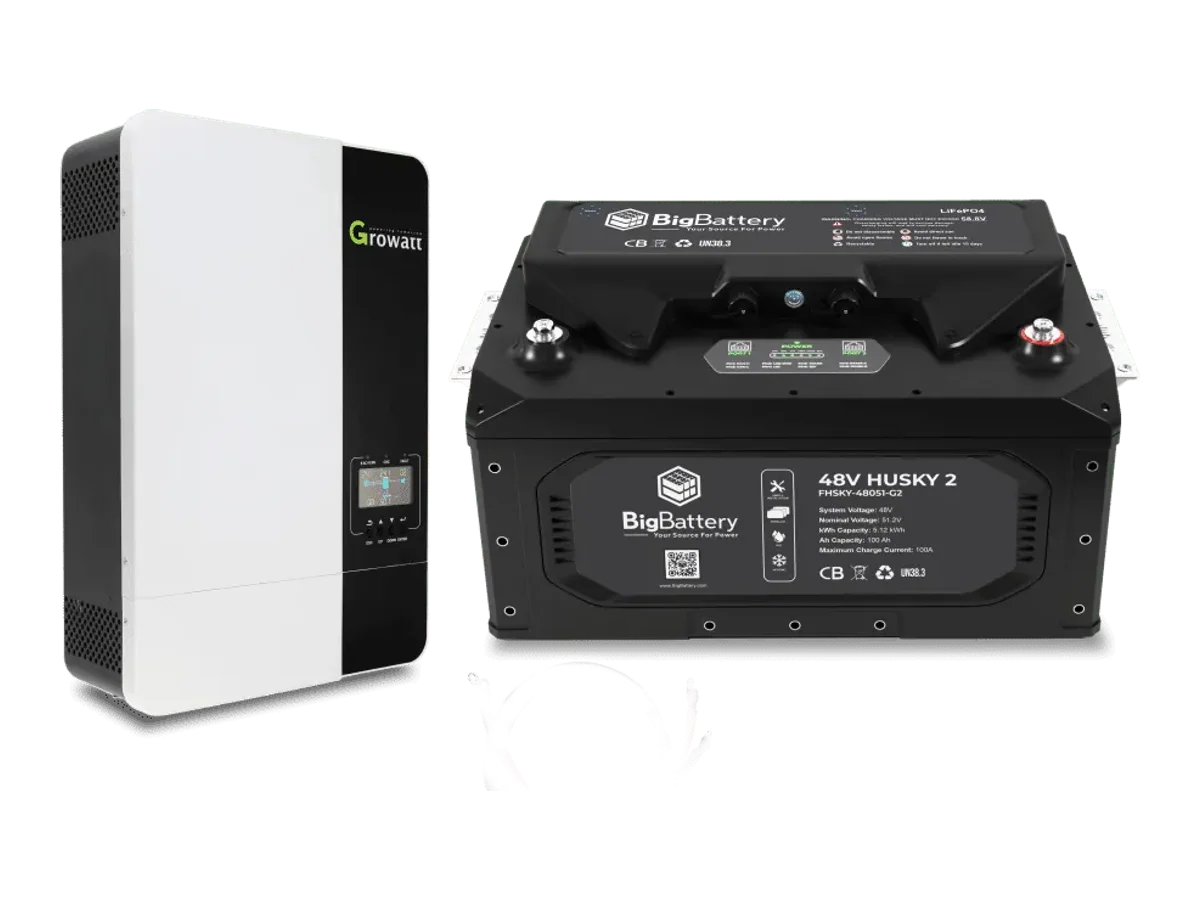 48V 1X HUSKY 2 INV KIT – 3K Growatt Inverter