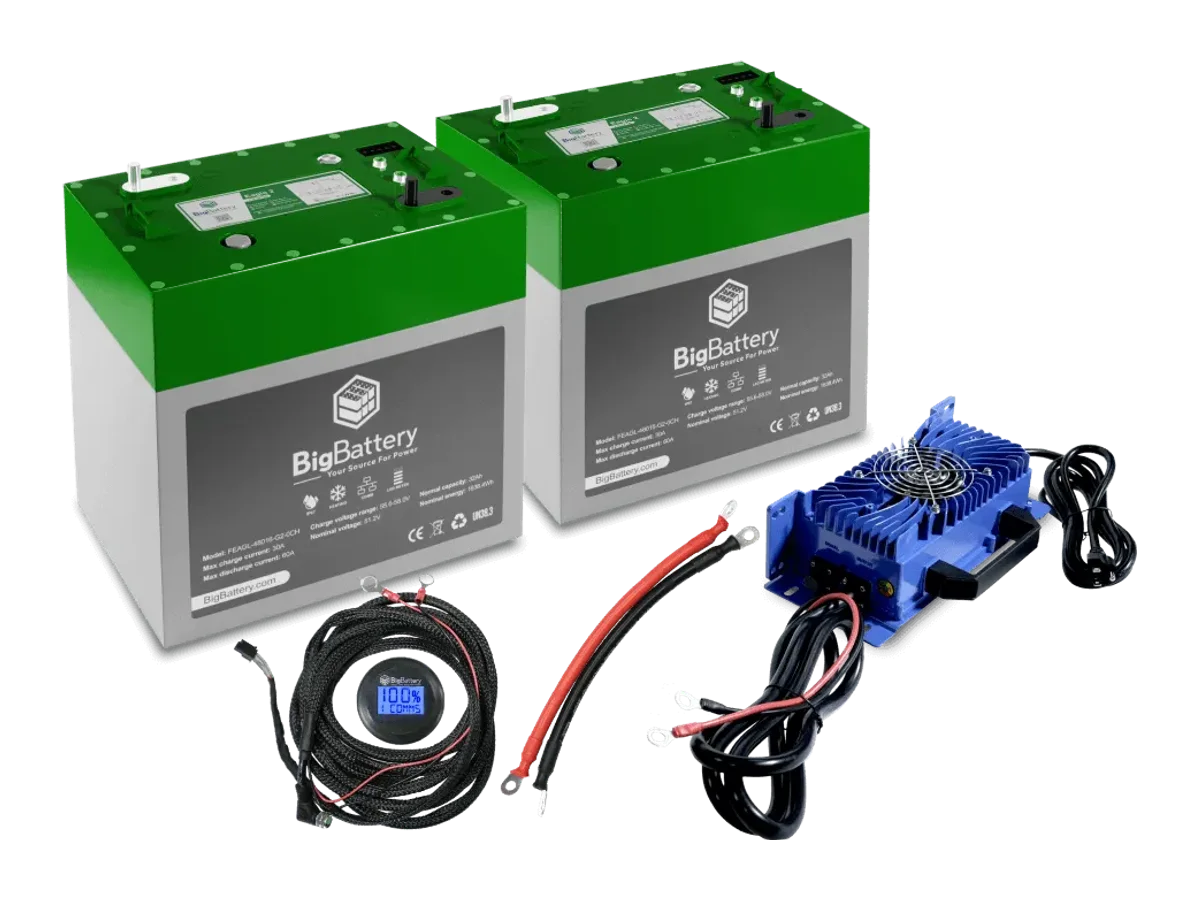 48V EAGLE 2 Lithium Battery Kit (2× / 3× / 4×) – LiFePO₄ Golf Cart & Utility Vehicle Battery System