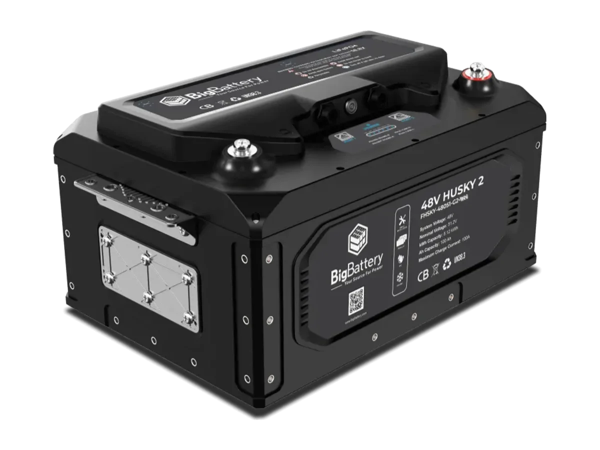 48V HUSKY 2 INV Lithium Battery 5.12kWh 100Ah | LiFePO4 | Inverter Comms | RV | Off-Grid | Marine Battery