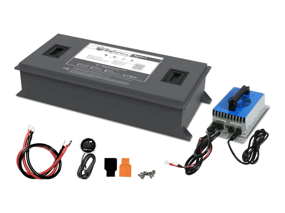 72V RAPTOR 2 Lithium Battery Kit (1× / 2× / 3×) – 7.68kWh LiFePO₄ High-Voltage Golf-Cart System