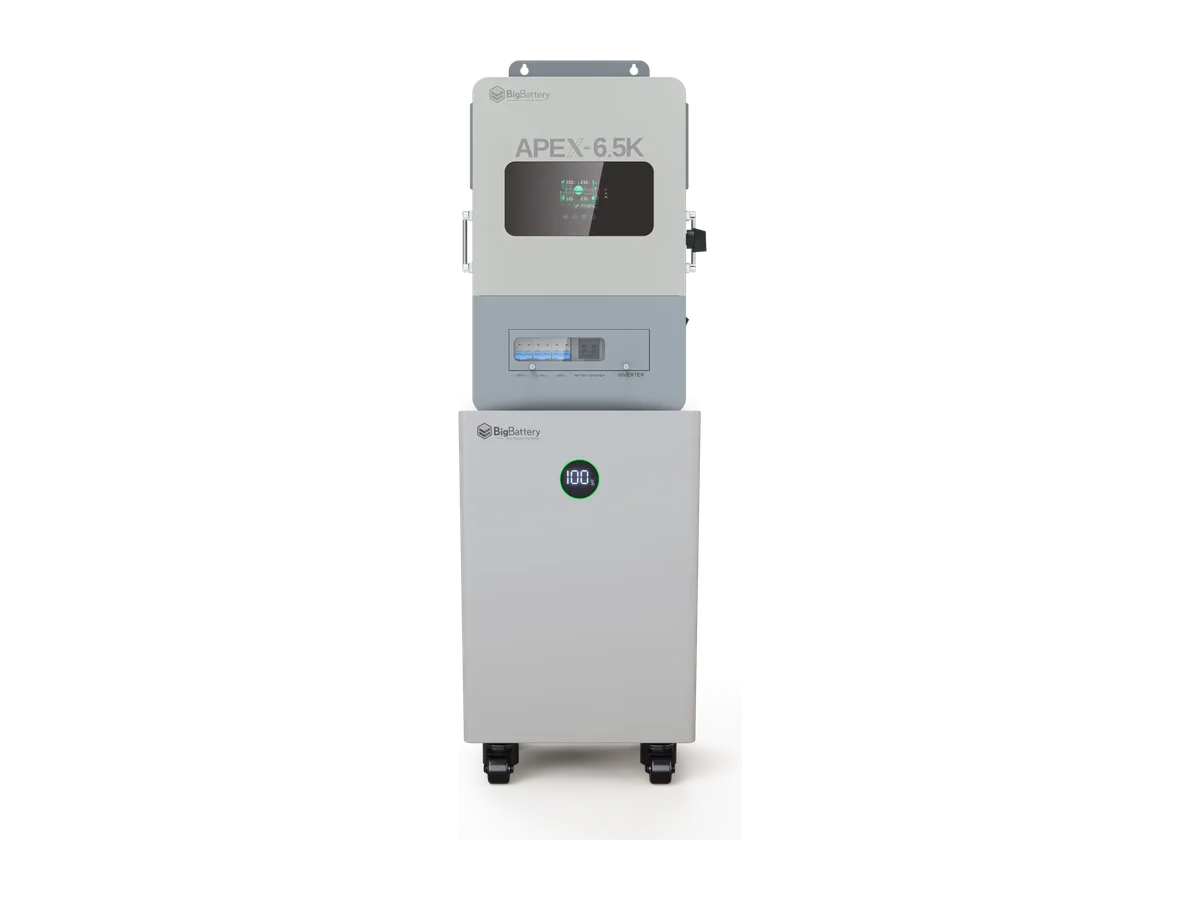 BigBattery 48V NEXUS 14.3kWH Battery + APEX-6.5K Inverter ESS| Off-Grid Home Back-up System