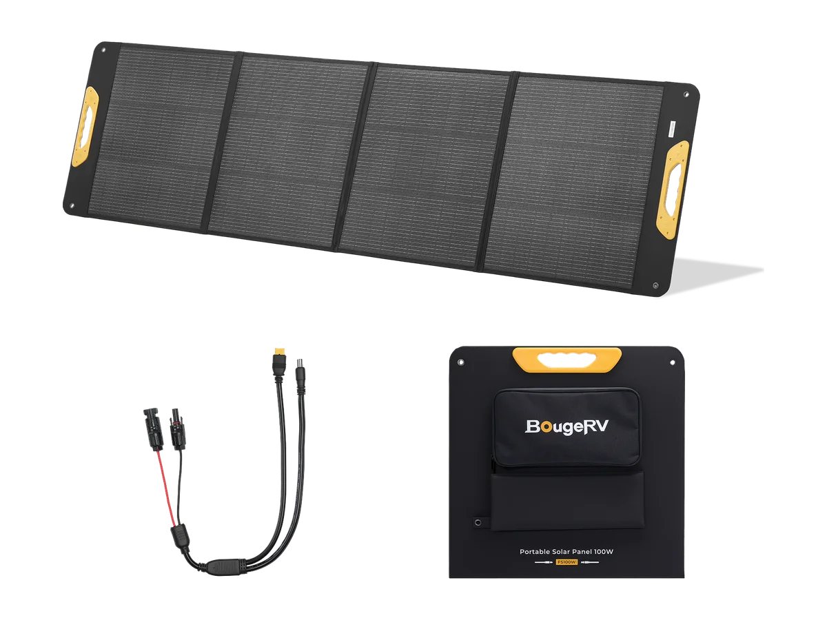 BougeRV New 200W Portable Solar Panel