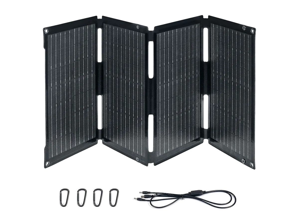 BougeRV 50W Fiberglass Flexible Portable Solar Panel