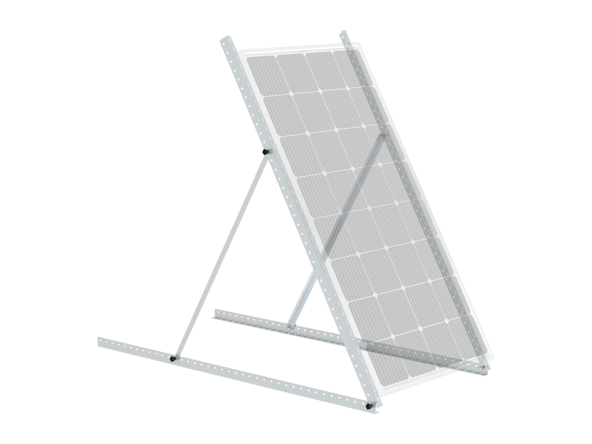 BougeRV 58in Adjustable Solar Panel Tilt Mount Brackets with Foldable Tilt Legs