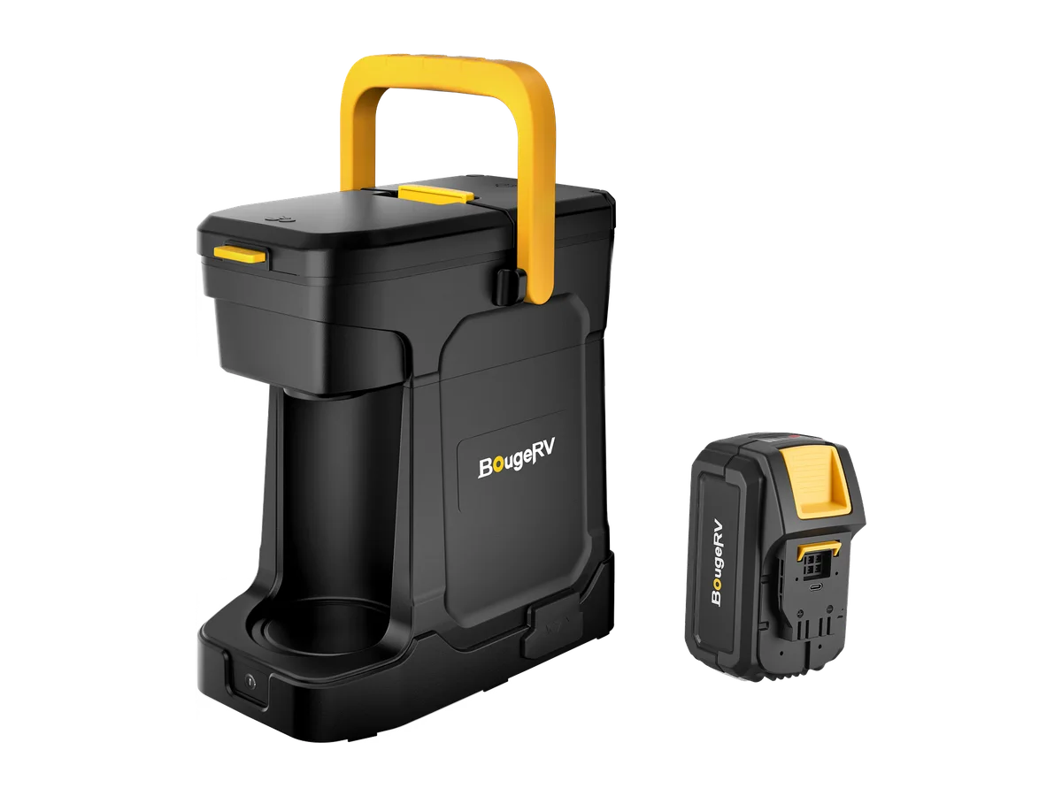 BougeRV Portable Coffee Maker With 144Wh Battery