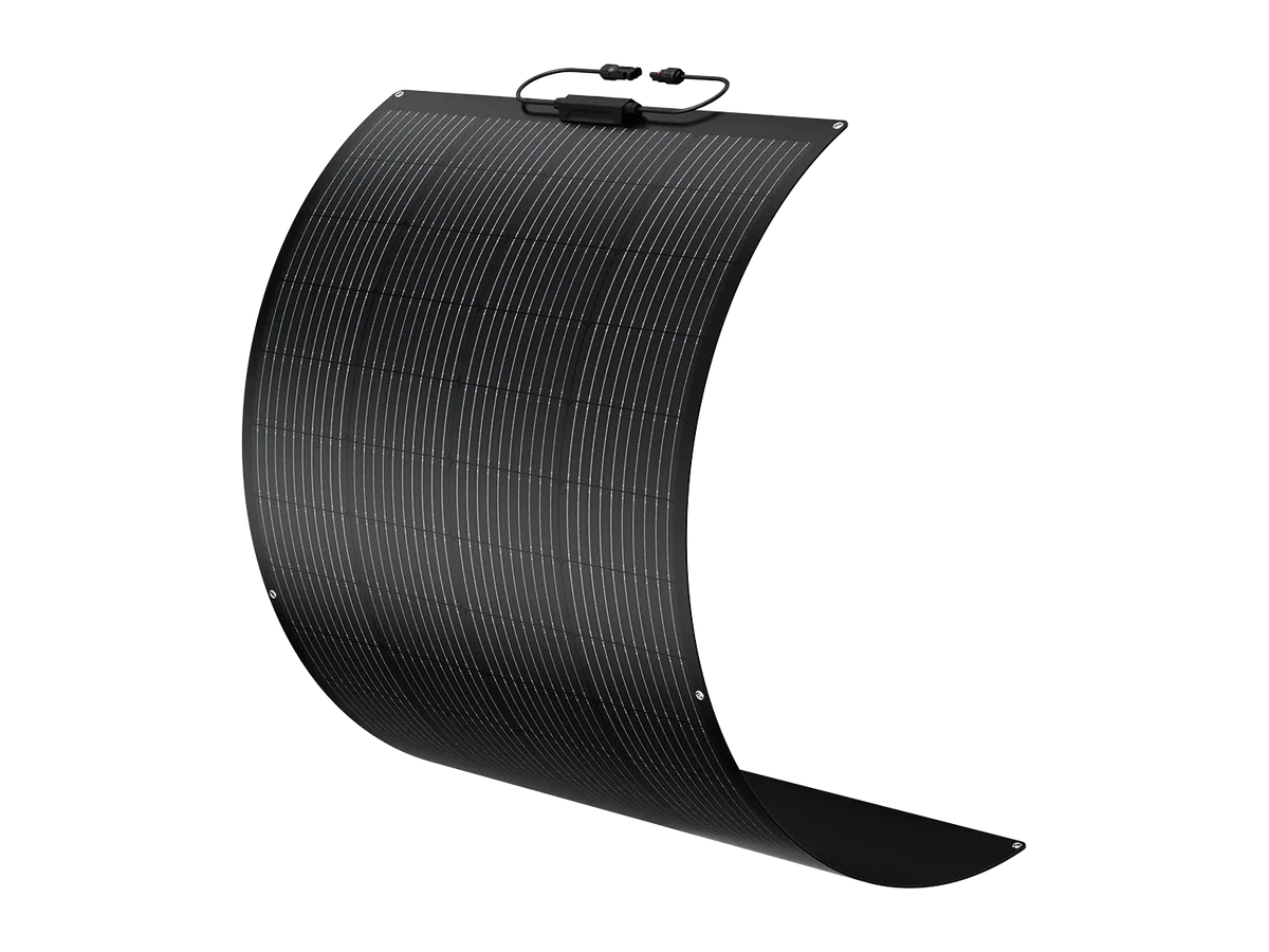BougeRV Arch 200 Watt Fiberglass Flexible Curved Solar Panel