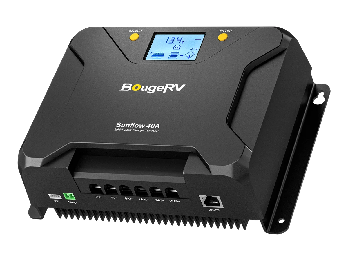 BougeRV Sunflow 40A MPPT Solar Charge Controller 12V/24V