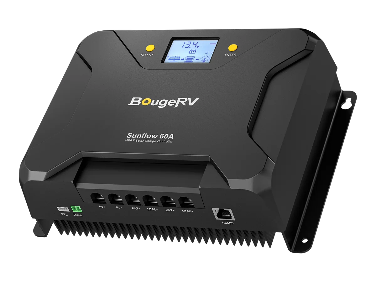 BougeRV Sunflow 60A MPPT Solar Charge Controller 12V/24V