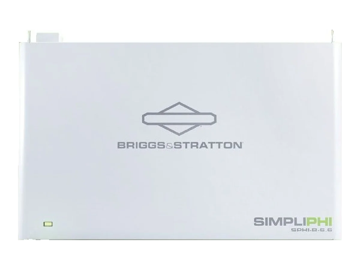 Briggs & Stratton SimpliPHI 6.6kWh Lithium Battery System, 48V (up to three per stack)