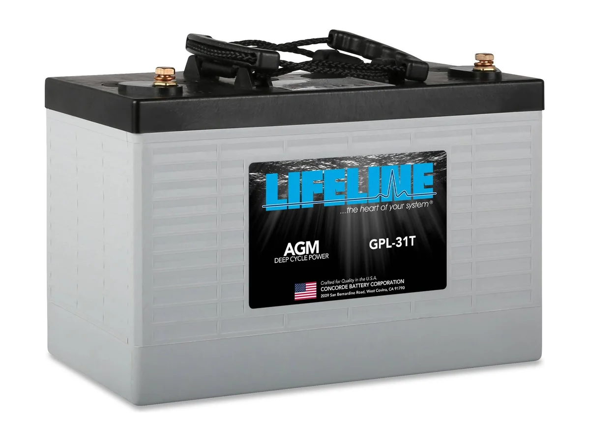 Lifeline 105 Ah 12V Group 31 AGM Battery - GPL-31T