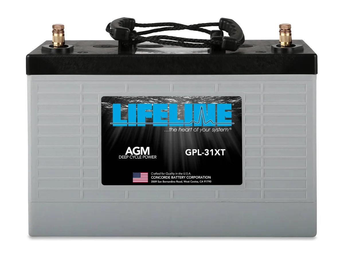 Lifeline 125 Ah 12V Group 31 AGM Battery - GPL-31XT