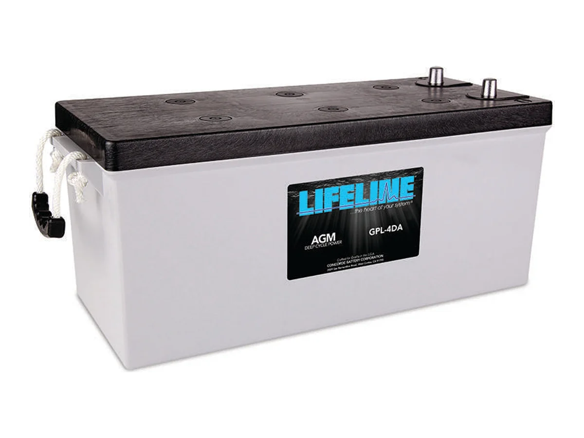 Lifeline 210 Ah 12V Group 4D AGM Battery - GPL-4DA