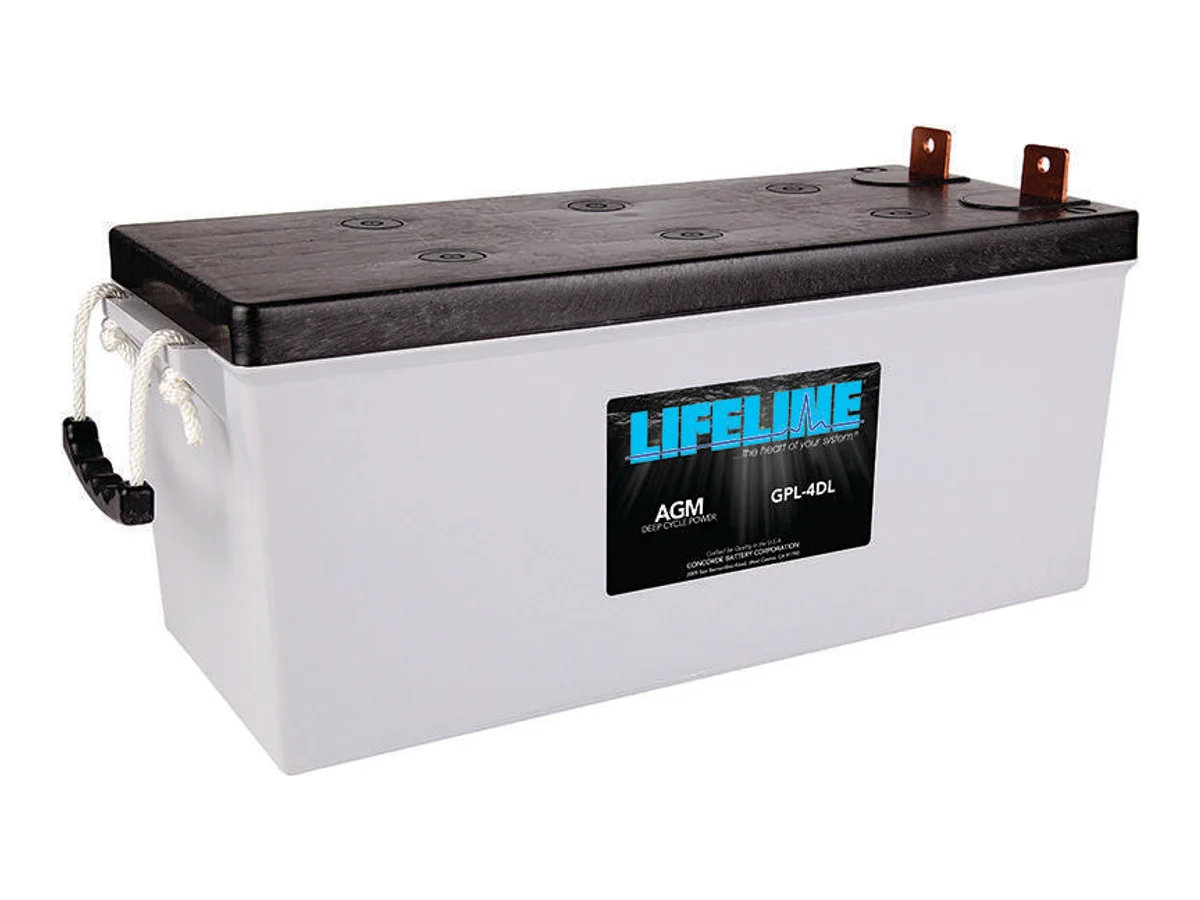 Lifeline 210 Ah 12V Group 4D AGM Battery - GPL-4DL