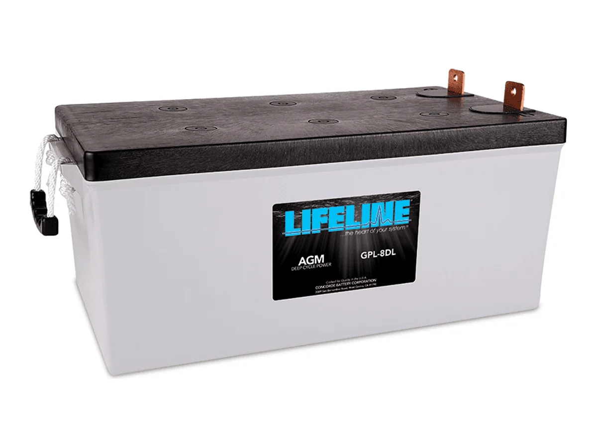 Lifeline 255 Ah 12V Group 8D AGM Battery - GPL-8DL
