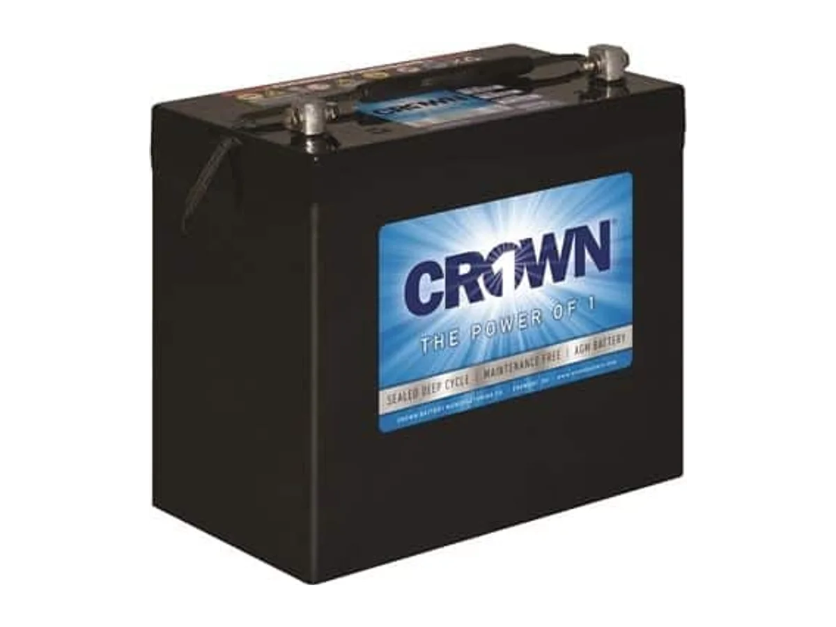 Crown Battery 110Ah 12v, Group 31, AGM Battery, 12CRV110