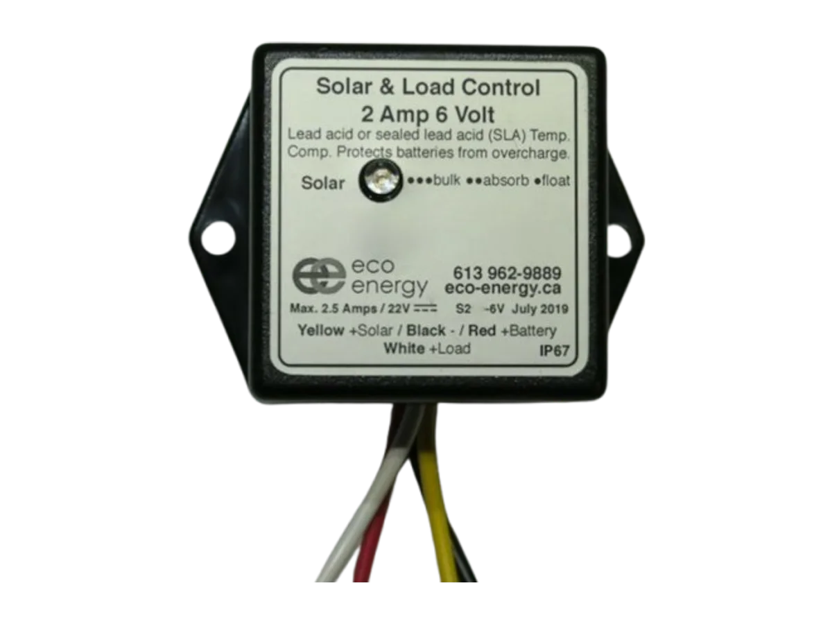 Eco Energy Solar and Load Controller 2A 6V - S2L2-6V