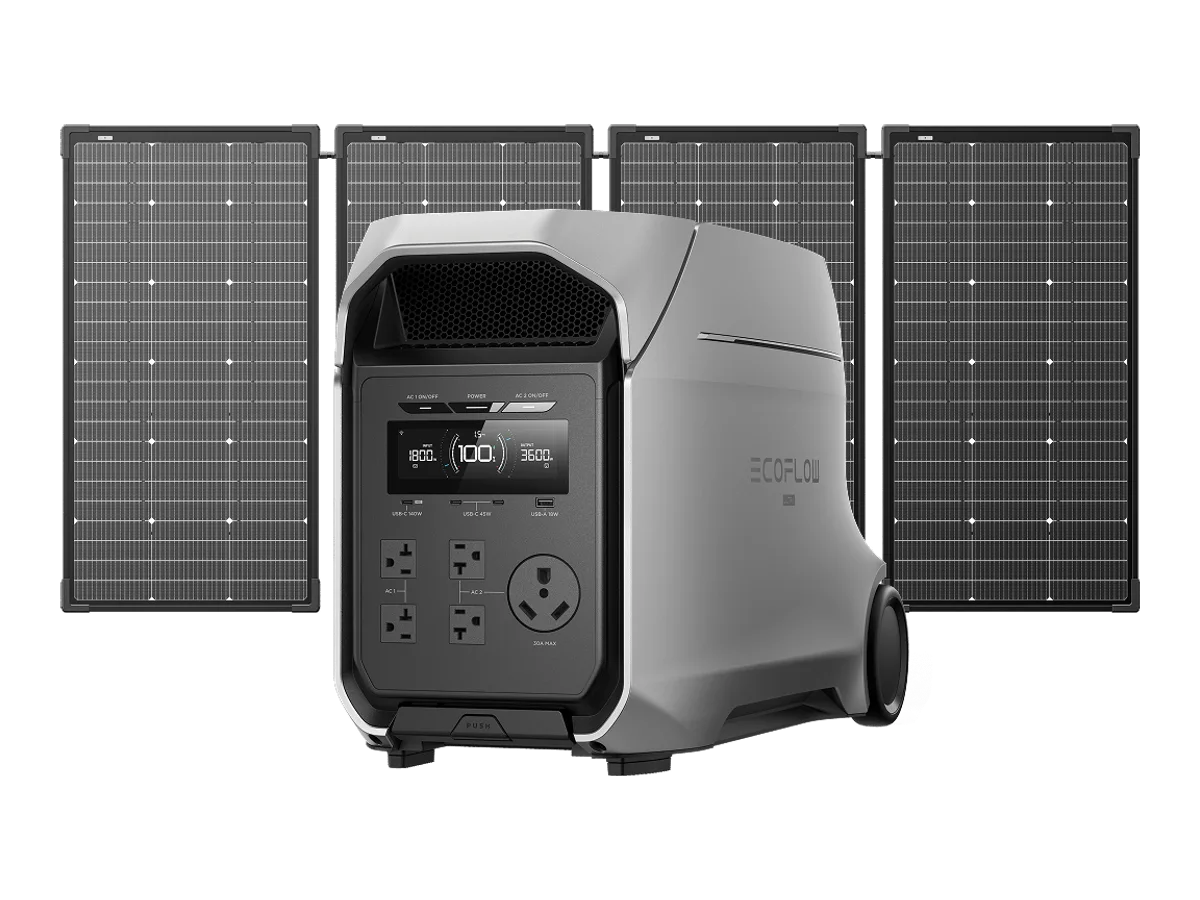 EcoFlow DELTA 3 Ultra Plus Solar Generator (3072Wh)