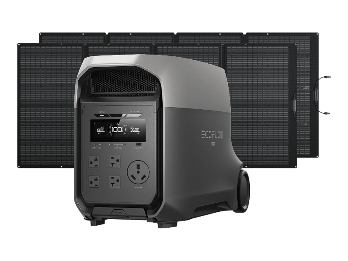 EcoFlow DELTA 3 Ultra Solar Generator (3072Wh)
