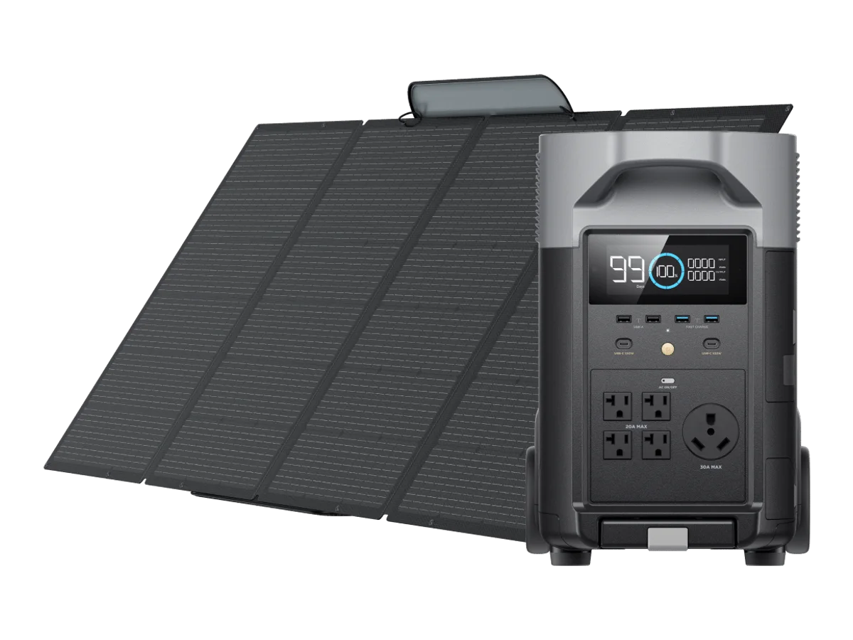 EcoFlow DELTA Pro Solar Generator (PV400W)