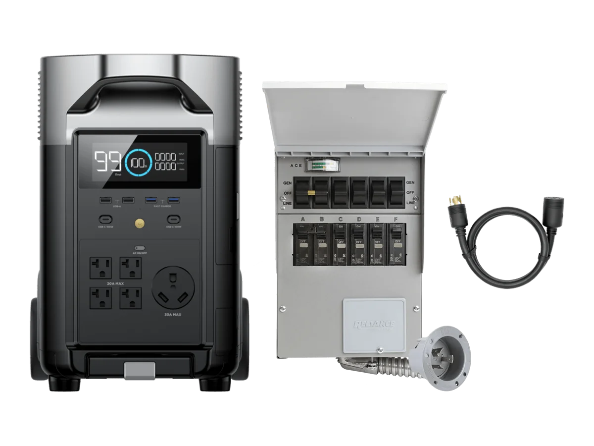 EcoFlow DELTA Pro + Transfer Switch