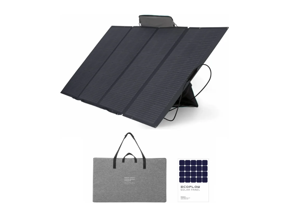 EcoFlow 400W Folding Solar Panel | Monocrystalline Silicon | 35 lbs
