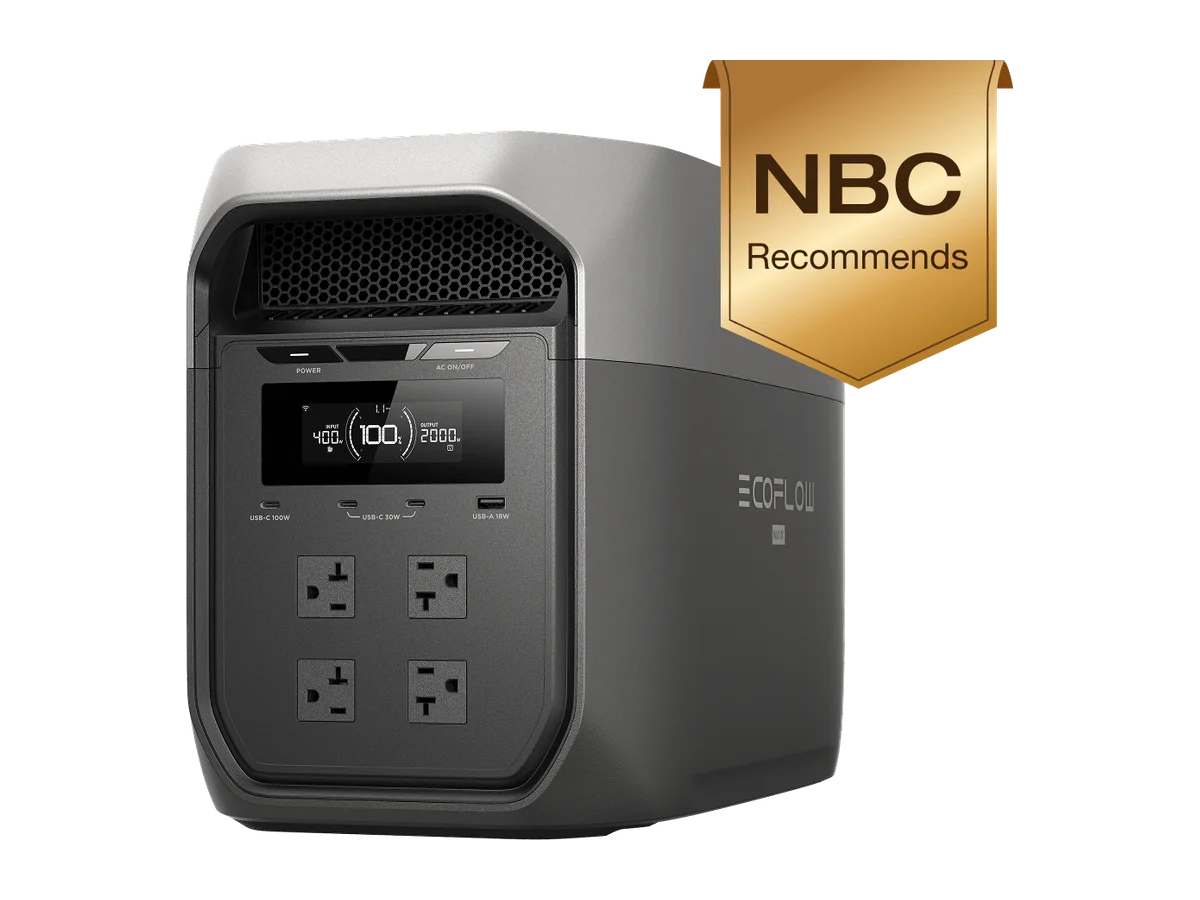 EcoFlow DELTA 3 Max Portable Power Station (2048Wh) - Flash Sale
