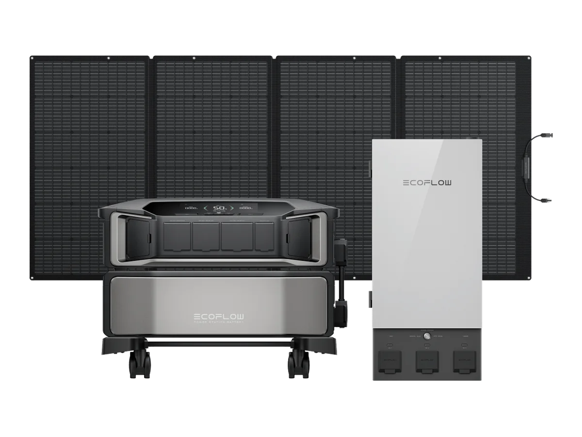 EcoFlow DELTA Pro Ultra + Smart Home Panel 2 + 400W Portable Solar Panel + Free Monitor (Web Exclusive)