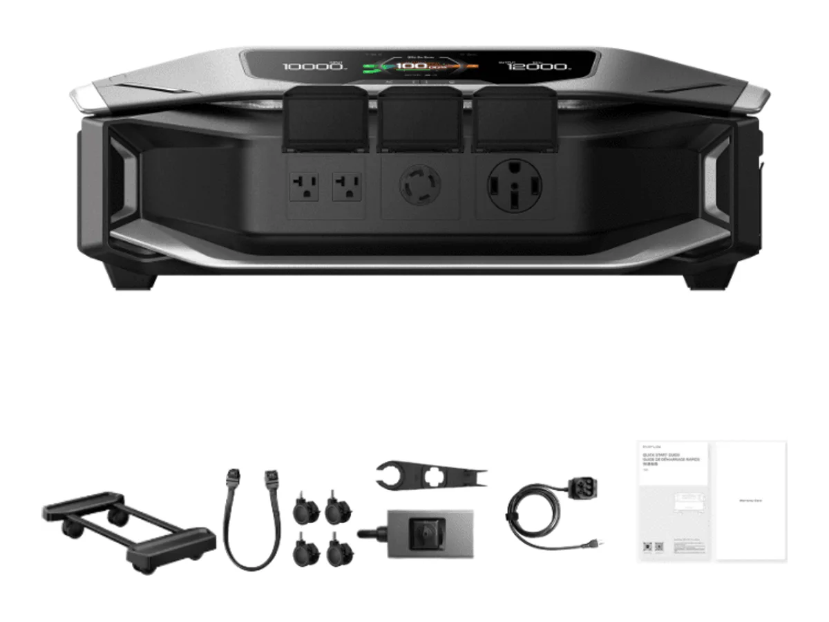 EcoFlow DELTA PRO [ULTRA-X] Inverter | 12kW–36kW Output | 10ms Online UPS | Scalable to 30kW Solar Input | Advanced Cooling | UL Certified
