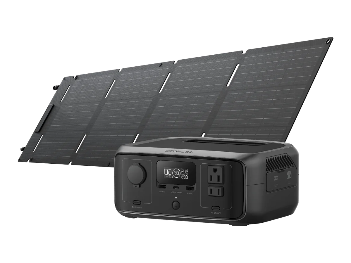EcoFlow RIVER 3 + 60W Solar Panel