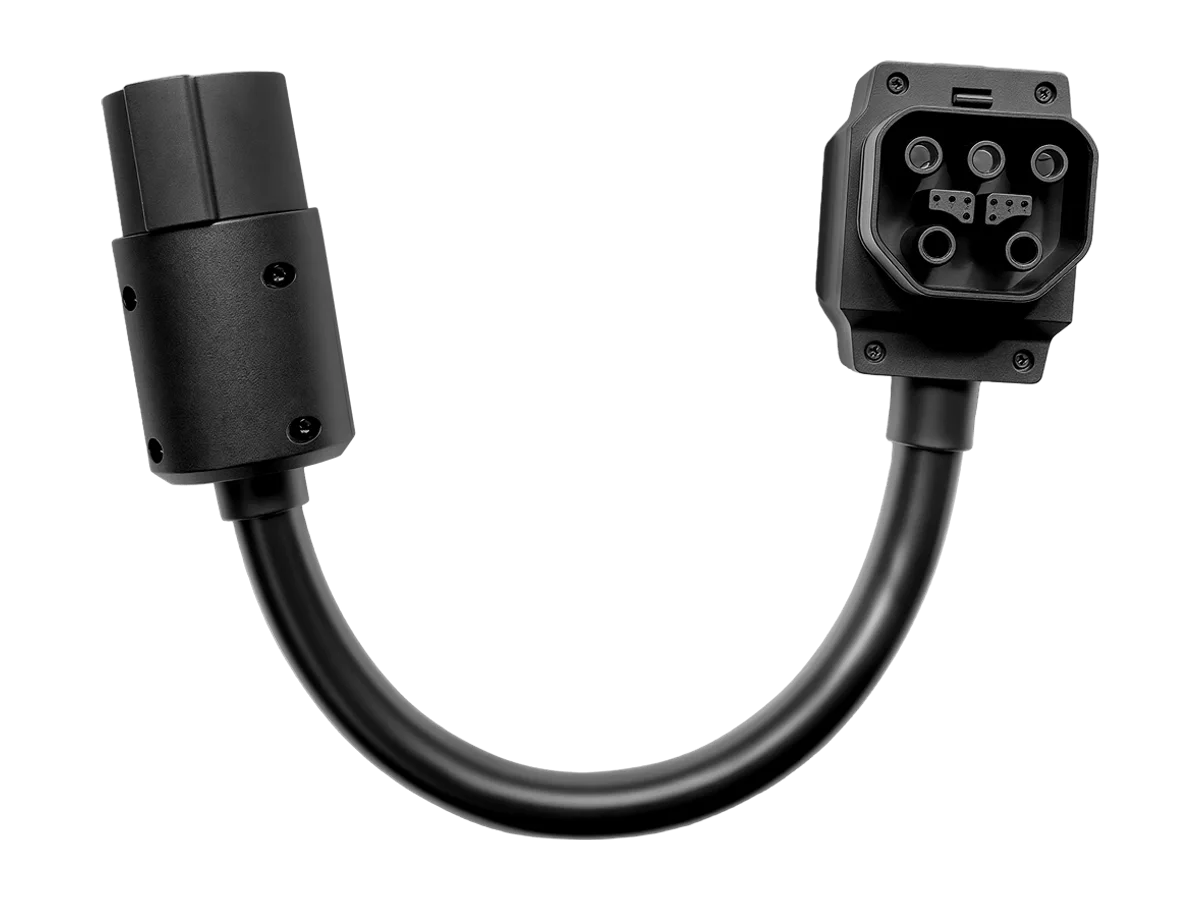 EcoFlow EV Charger to Portable Power Station Adaptor (SAE J1772 to 5P8 Port, 50A)