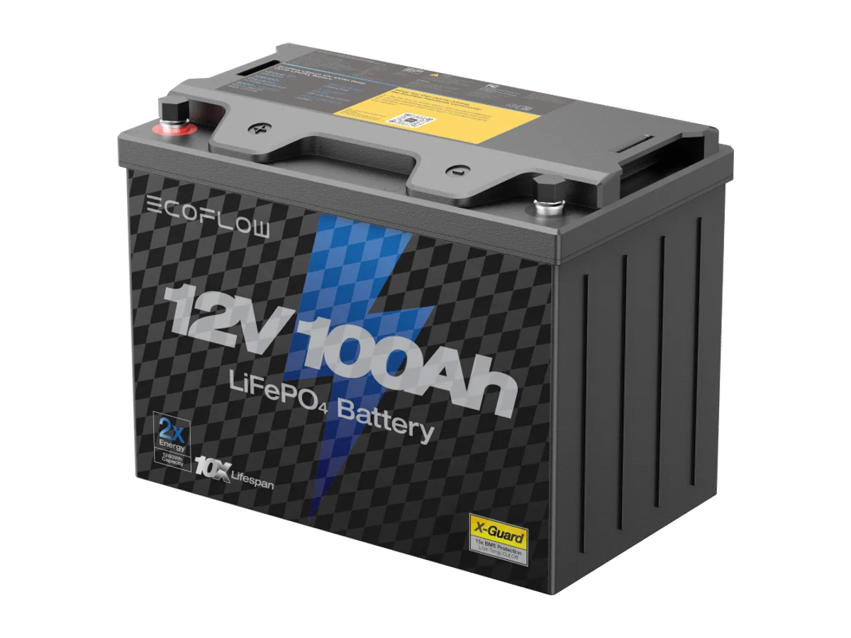 EcoFlow Lithium 12V 100Ah Deep Cycle LiFePO4 Battery