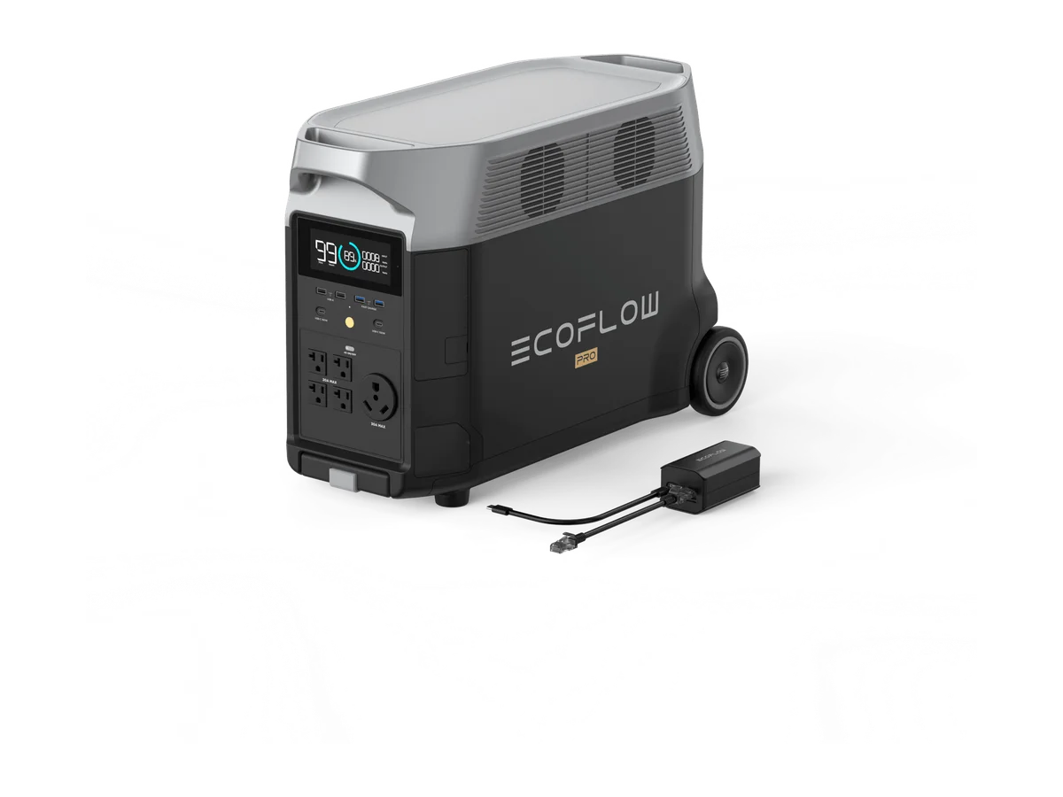 Portable RV & EV Power with EcoFlow DELTA Pro: EcoFlow DELTA Pro + Grounding Adapter