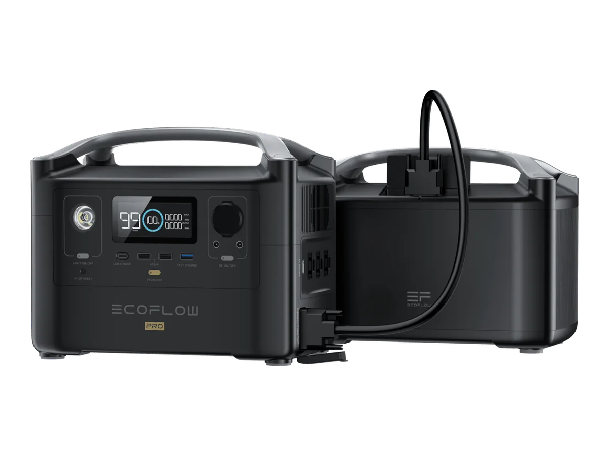 EcoFlow RIVER Pro + EcoFlow RIVER Pro Extra Battery