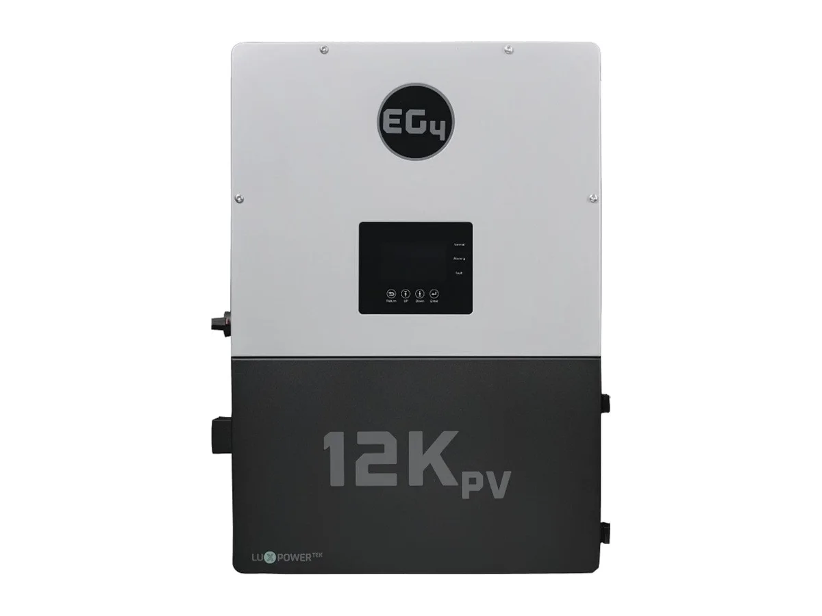EG4 12K PV Hybrid Inverter | 48V | 12000W Input | 8000W Output | 120/240V Split Phase | RSD | All-In-One Hybrid Solar Inverter