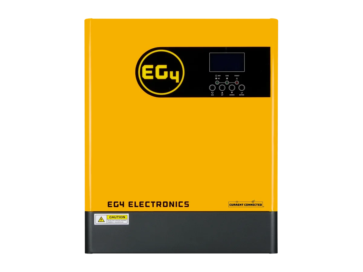 EG4 3000EHV 48V Off-Grid Inverter, Charger & 500V MPPT Controller, 3kW 120V AC Output, 5kW Solar Input