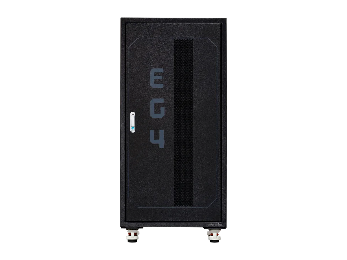 EG4 6-Slot Enclosed Battery Rack for Server Rack Batteries, Welded & Pre-Assembled Battery Storage