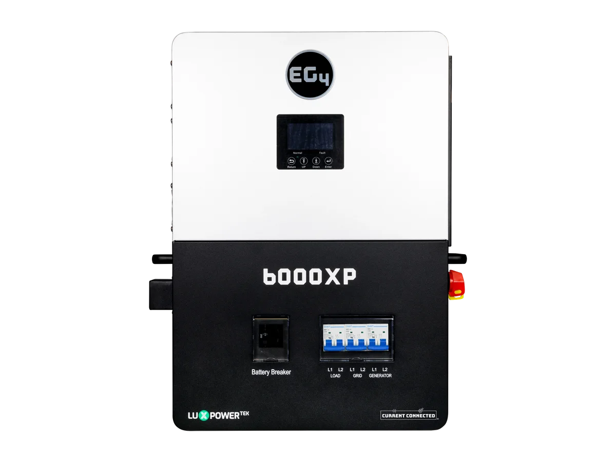EG4 6000XP 48V 6kW Off-Grid All-in-One Inverter/Charger, 6kW Split-Phase AC Output, 8kW Solar Input, UL 1741 & UL 9540 Solar Inverter