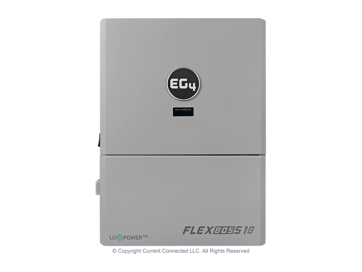 EG4 FlexBOSS18 48V Hybrid All-In-One Inverter, 10kW AC Output, 18kW Solar Input, NEMA 4X, UL 1741 & UL 9540