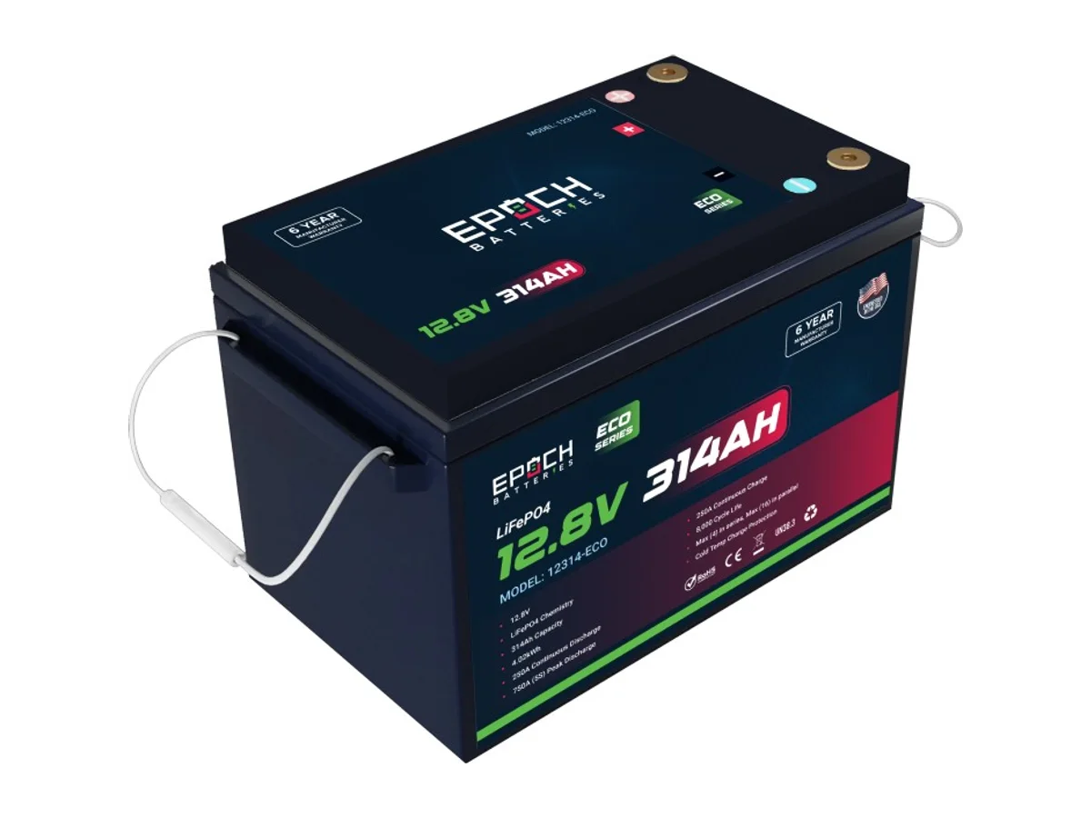 EPOCH 12V 314Ah Eco Series LiFePO4 Battery