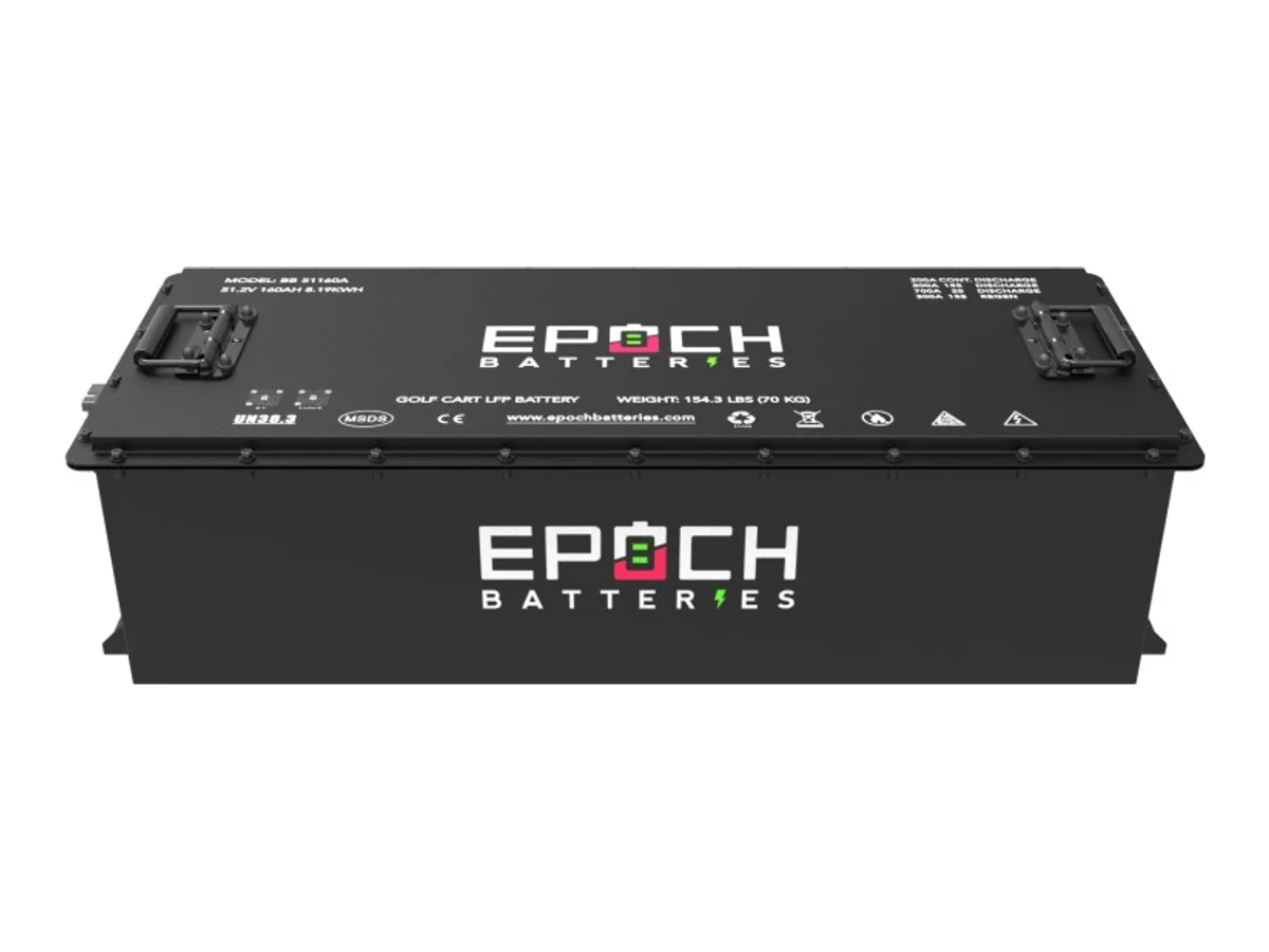 EPOCH 48V 160Ah – LiMax Series – Lithium (LiFePO4) Golf Cart Battery – Complete Kit